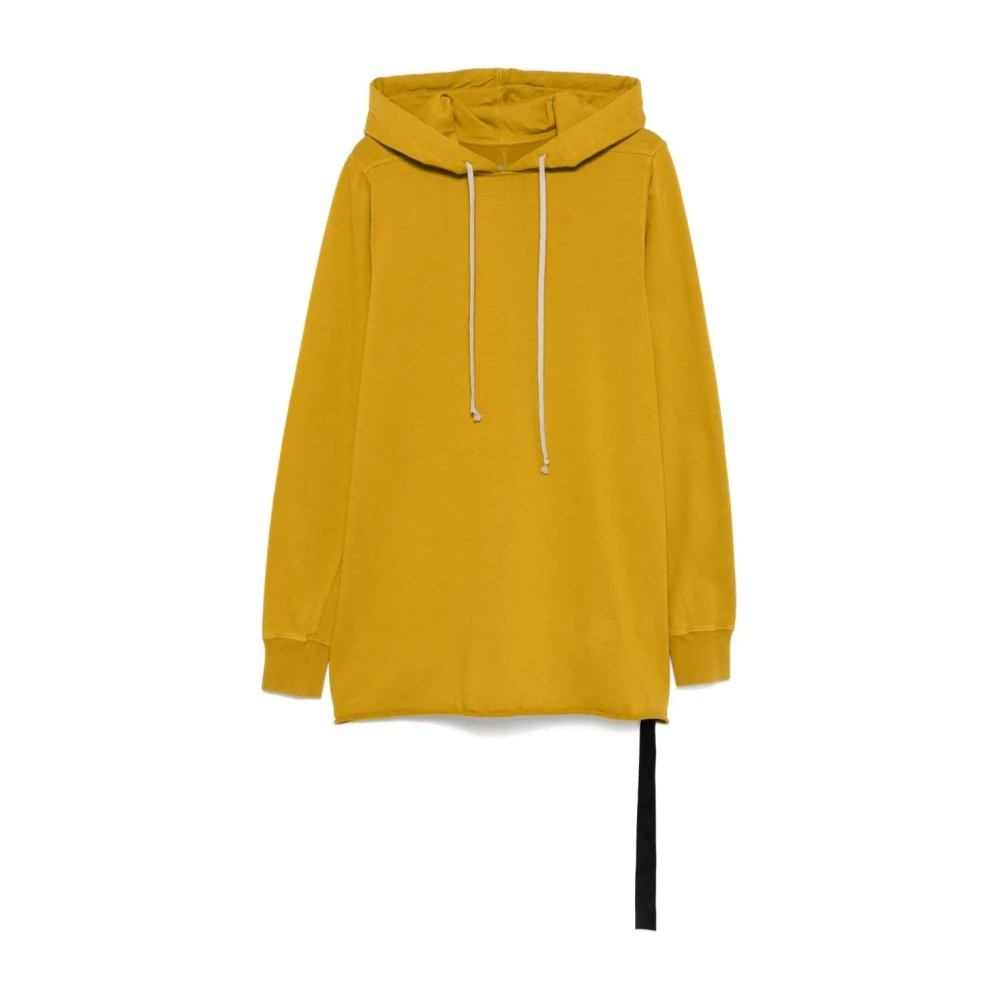Rick Owens Hooded Sweatshirt Yellow Dames