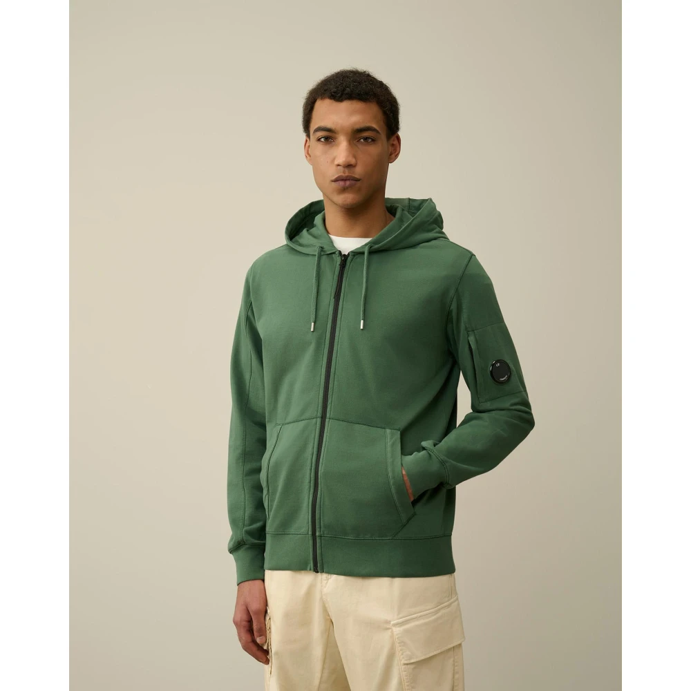 C.P. Company hoodie met rits Green Heren