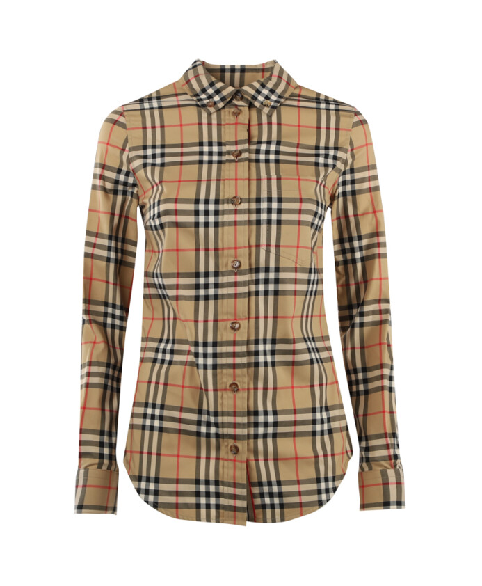 chemise-en-coton-a-motif-check