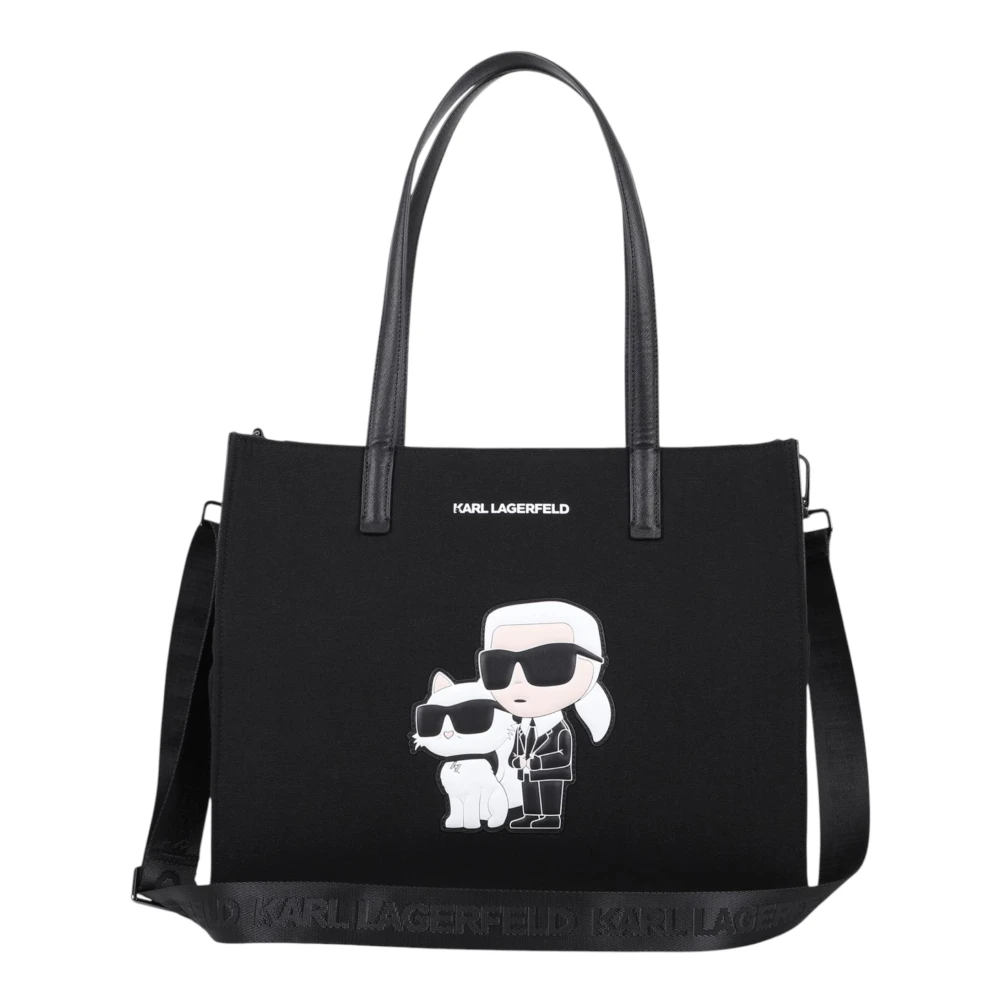 Karl Lagerfeld Black Bags, Female, One Size, Ikon Bag