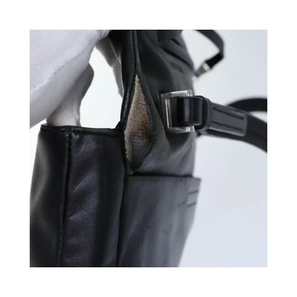 Prada Vintage Pre-owned Leather prada-bags Black Dames