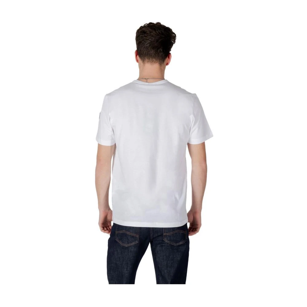 Colmar Witte Katoenen Korte Mouw T-Shirt White Heren