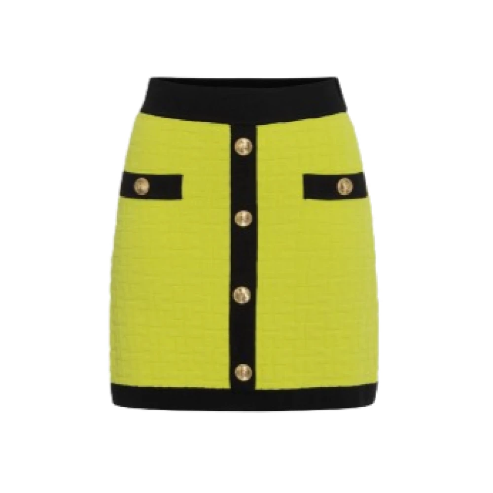 Elisabetta Franchi Short Skirts Yellow Dames