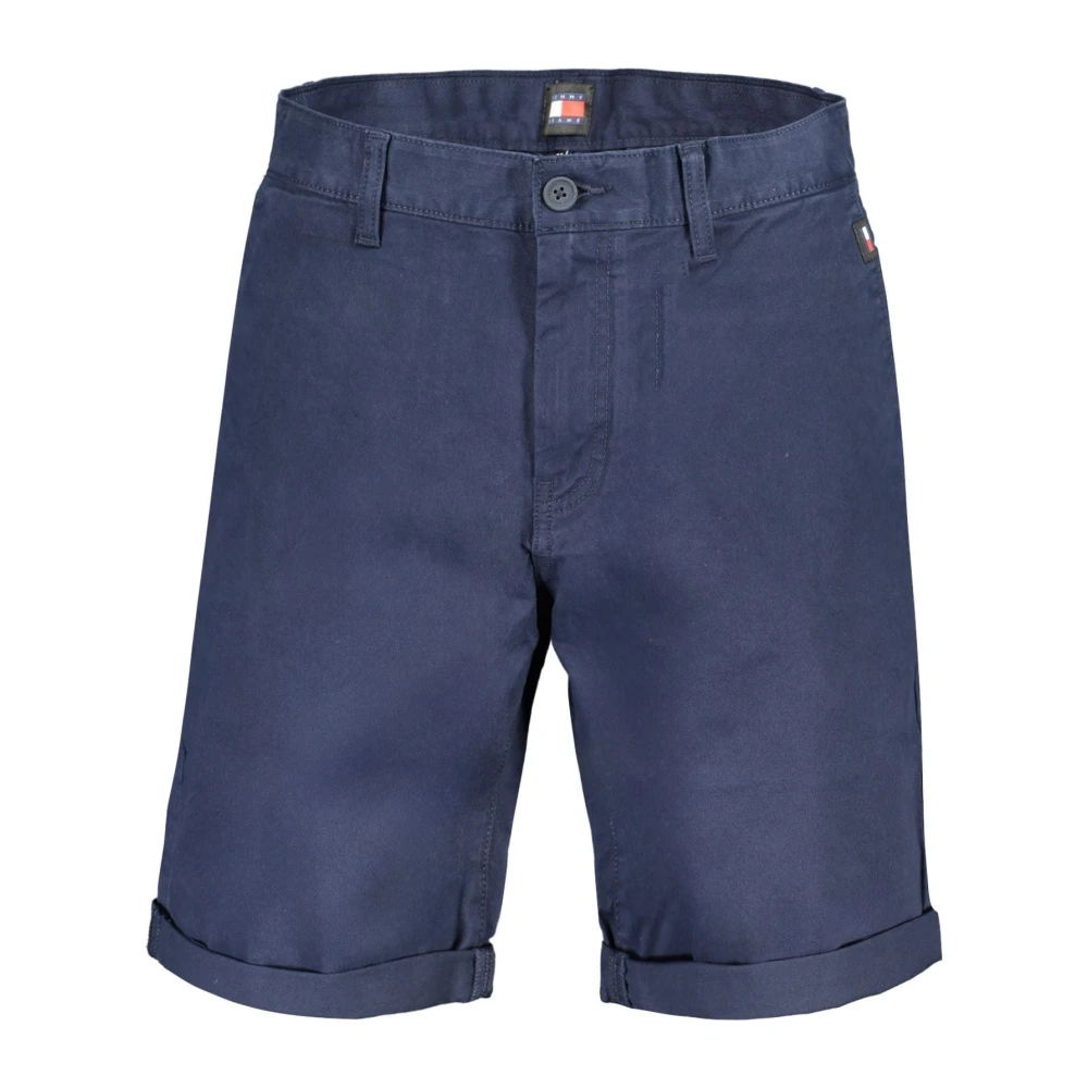 Tommy Hilfiger Blauwe Korte Herenbroek Slim Fit Blue Heren