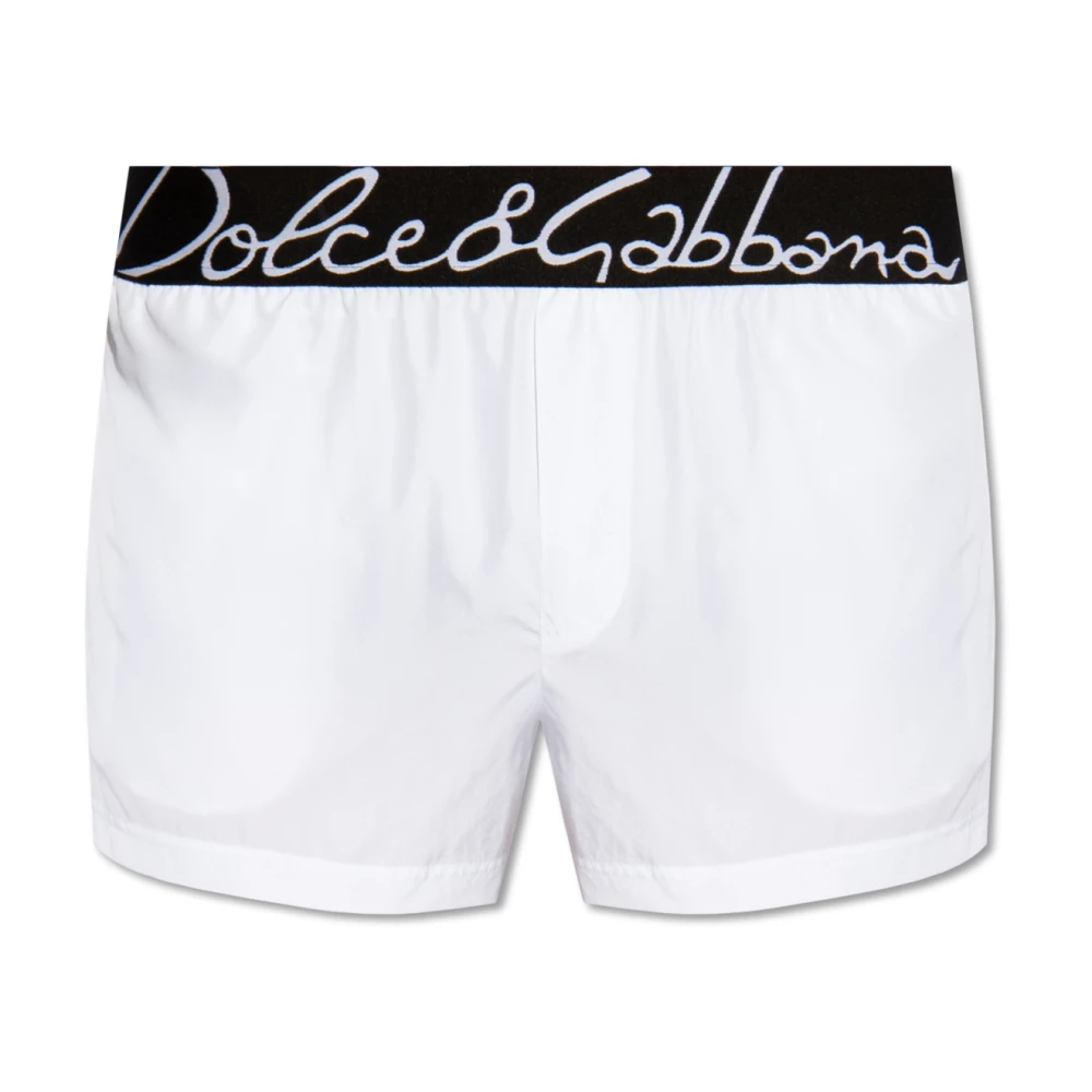 Dolce & Gabbana Zwembroek White Heren