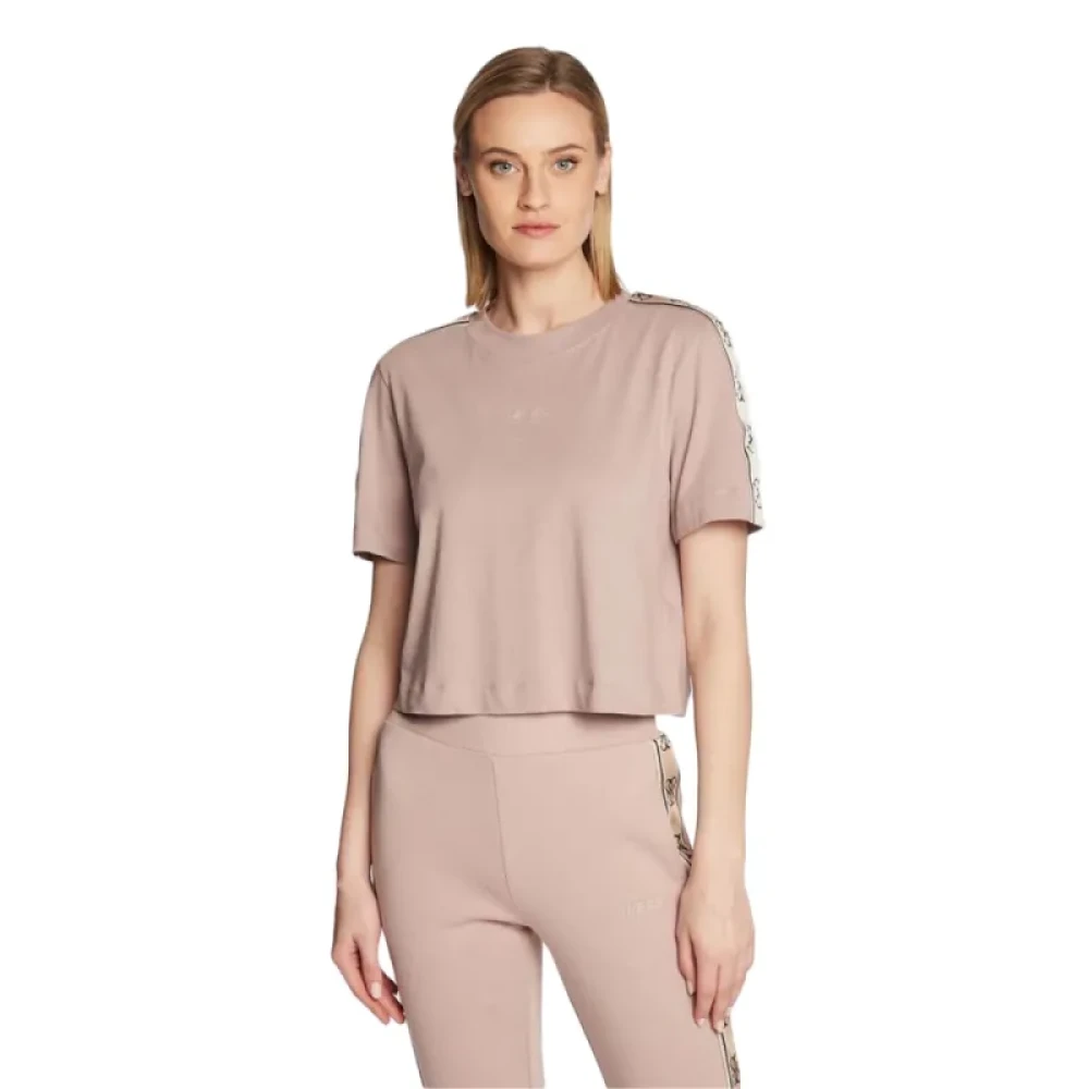 Guess - Tops > T-Shirts - Pink - Guess - Modalova