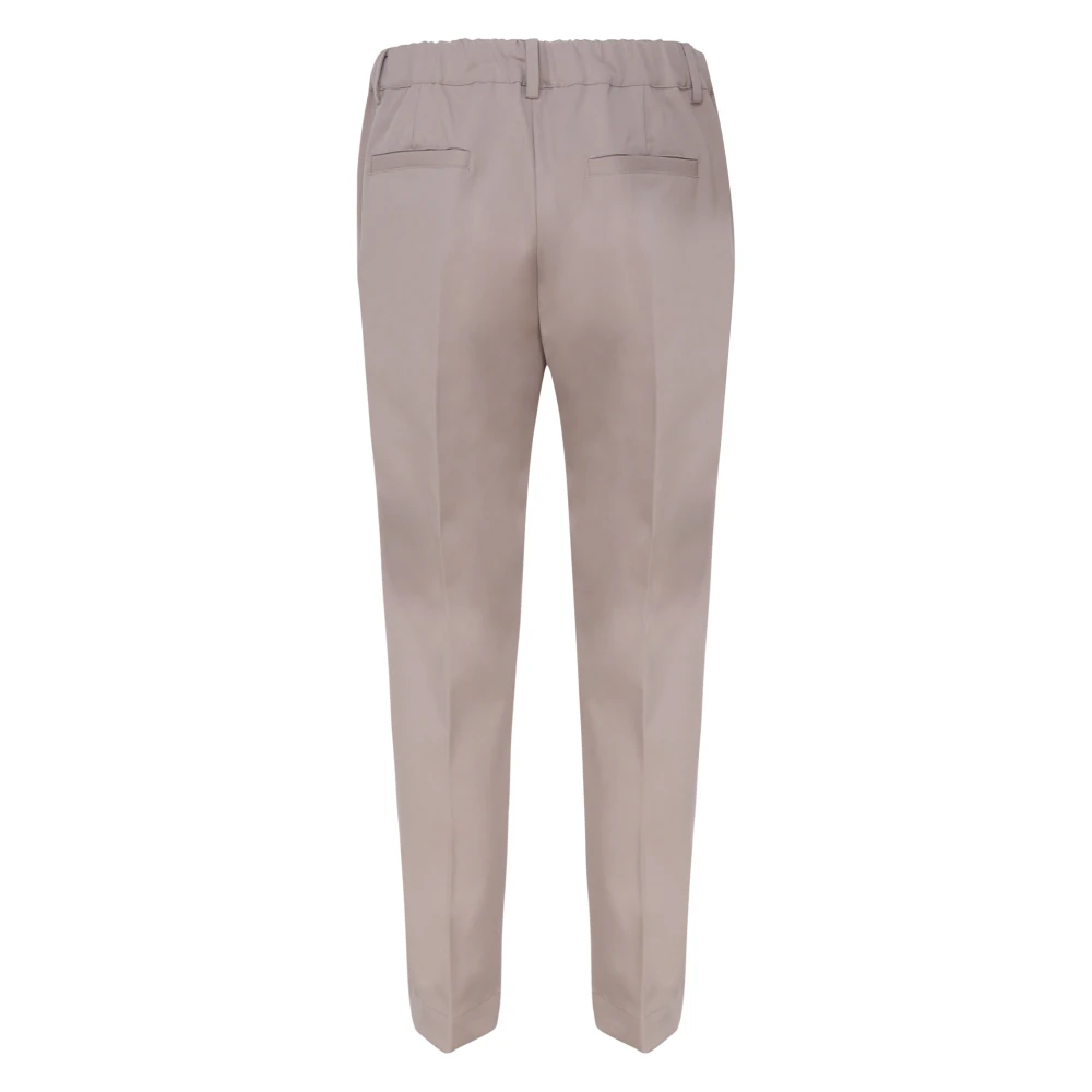 Mauro Grifoni Taupe Ritsbroek Made in Italy Beige Heren
