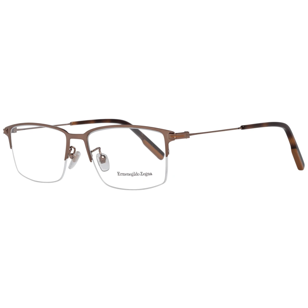 Ermenegildo Zegna Bronzen Heren Optische Brillen Brown Heren