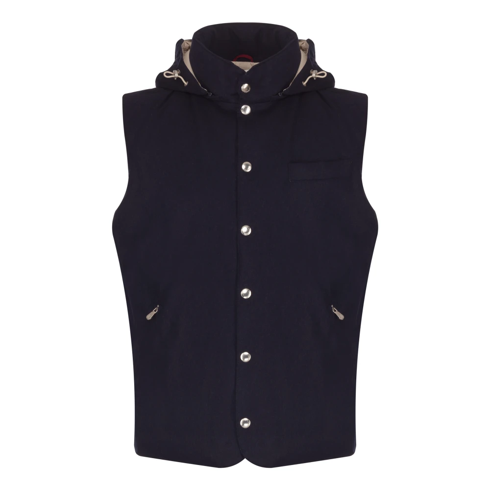 BRUNELLO CUCINELLI Blauwe Jassen voor Mannen Blue Heren
