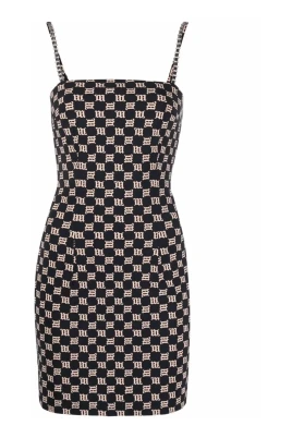 Monogram Spaghetti Mini Dress