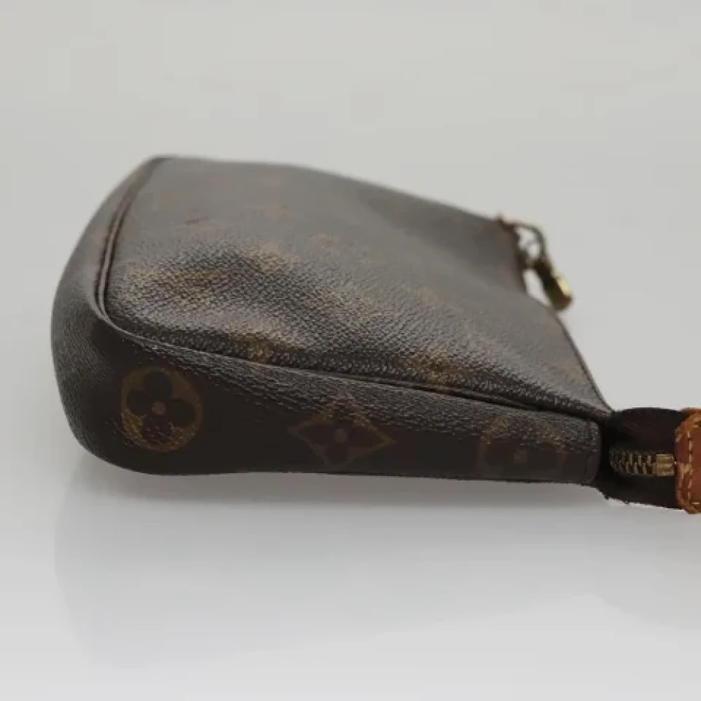 Louis Vuitton Vintage Pre-owned Canvas clutches Brown Dames