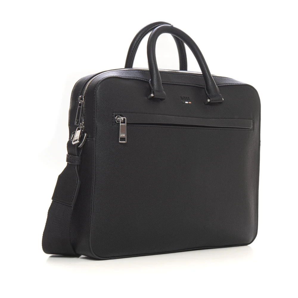 Boss Werktas Satchel Bag Black Heren