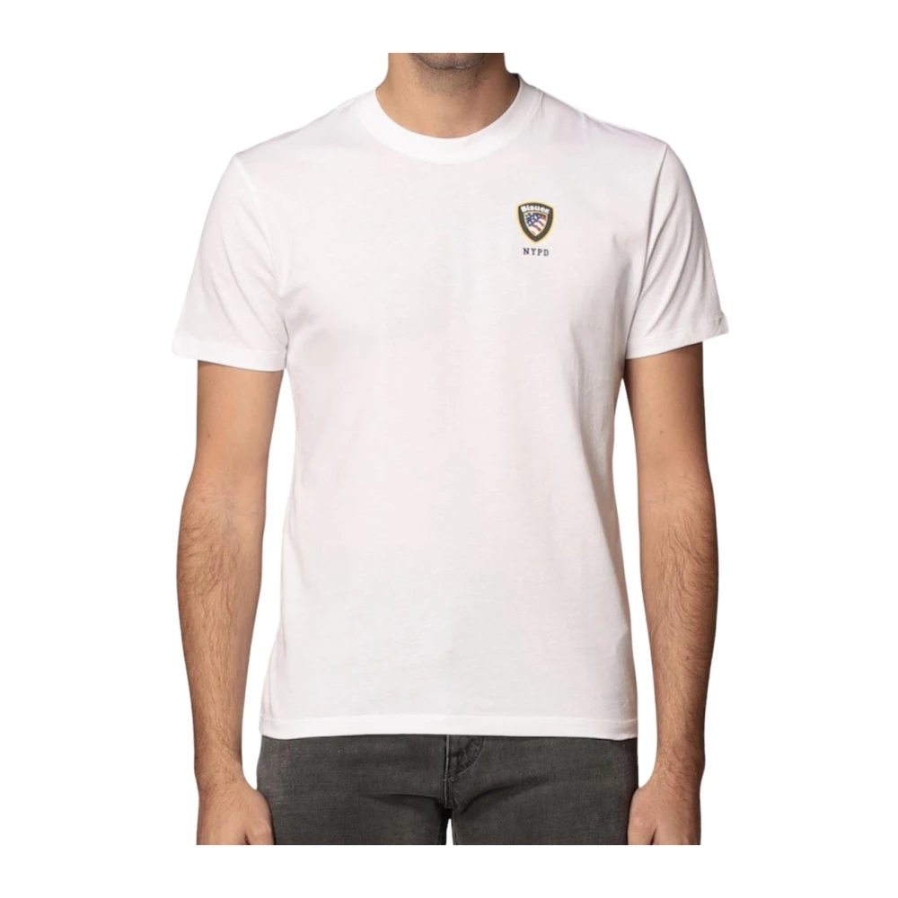 Blauer - Tops > T-Shirts - White - Blauer - Modalova