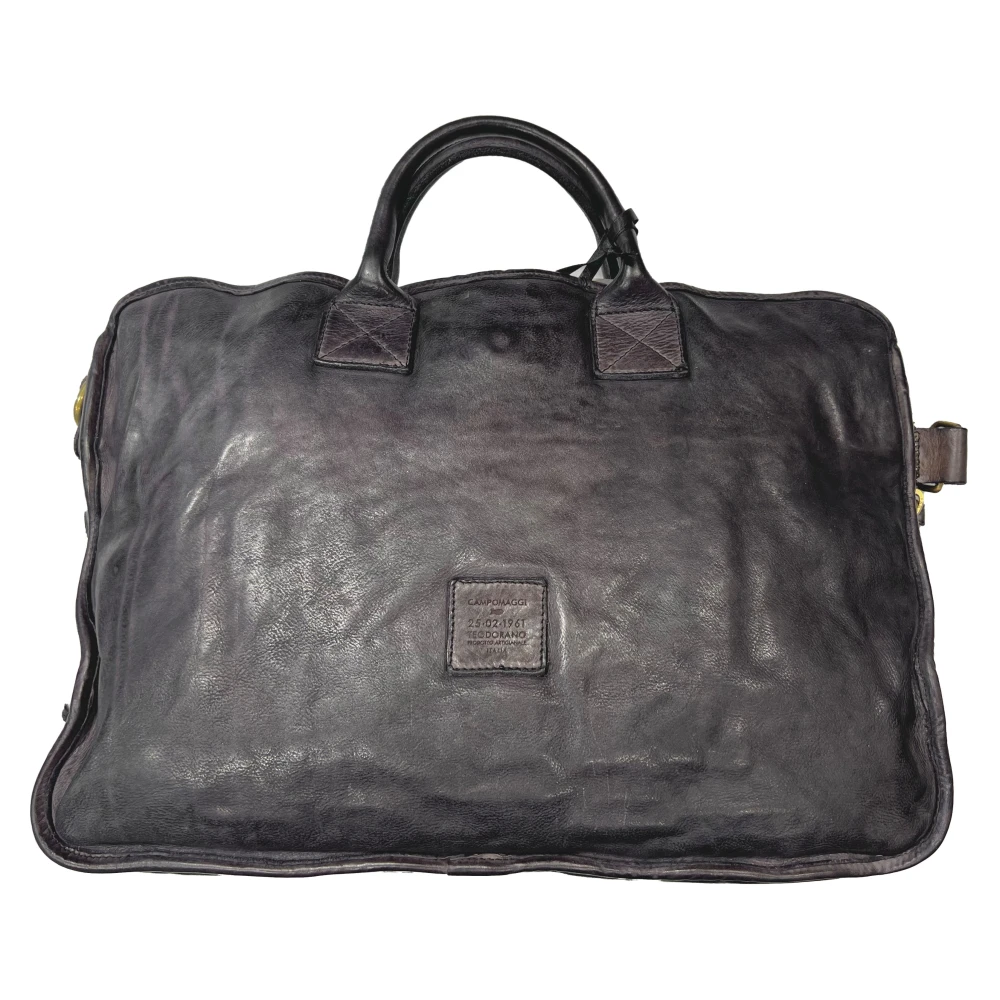 Campomaggi Laptop Bags Cases Gray Heren