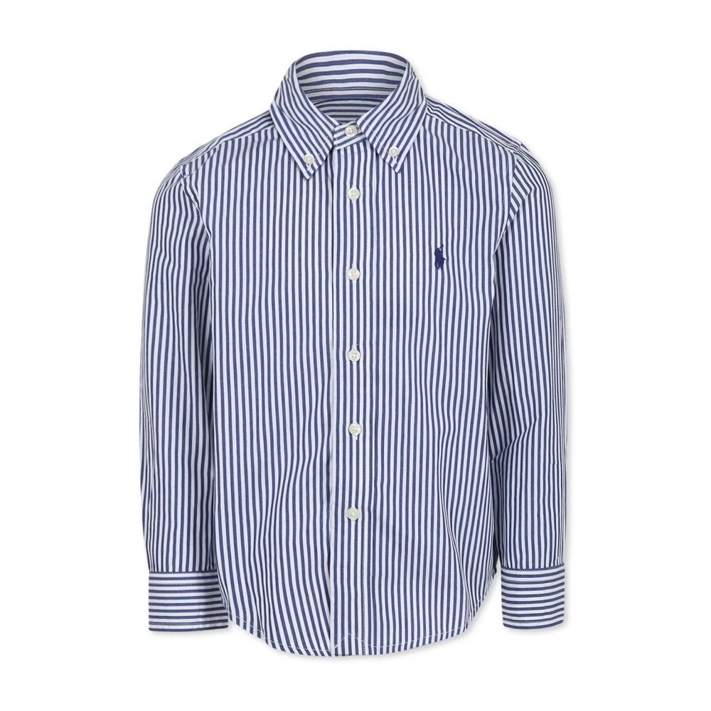 Ralph Lauren Boys Blue Kids Shirts, 3 Y, Long Sleeves Shirt
