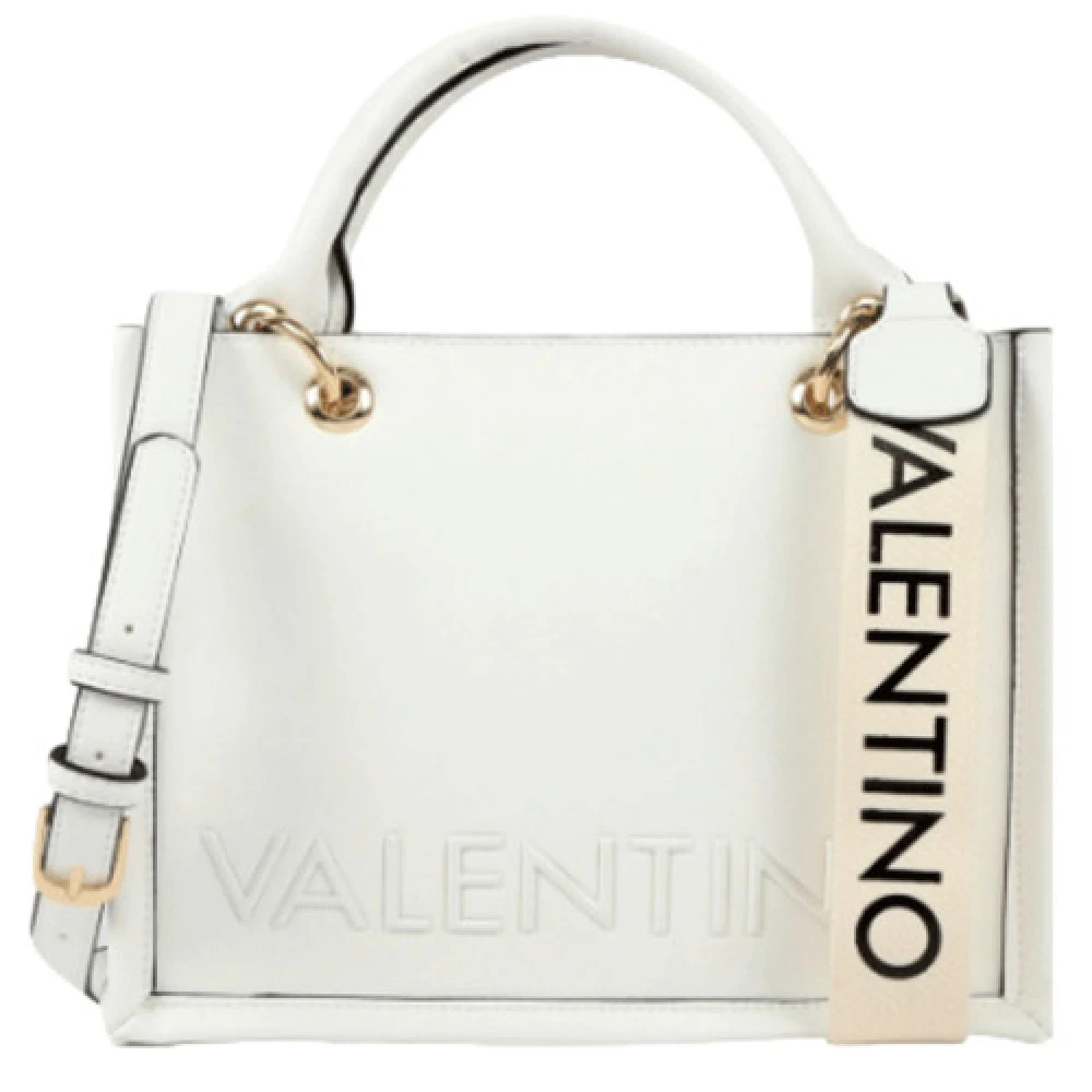 Valentino by Mario Valentino Witte Crossbody Tas met Stijl Vbs7Qz02 White Dames