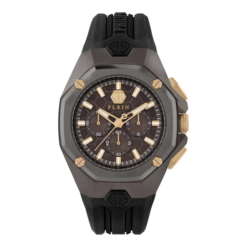 Philipp Plein Men's Multicolor Watches, One Size, Octagon Brown Watch