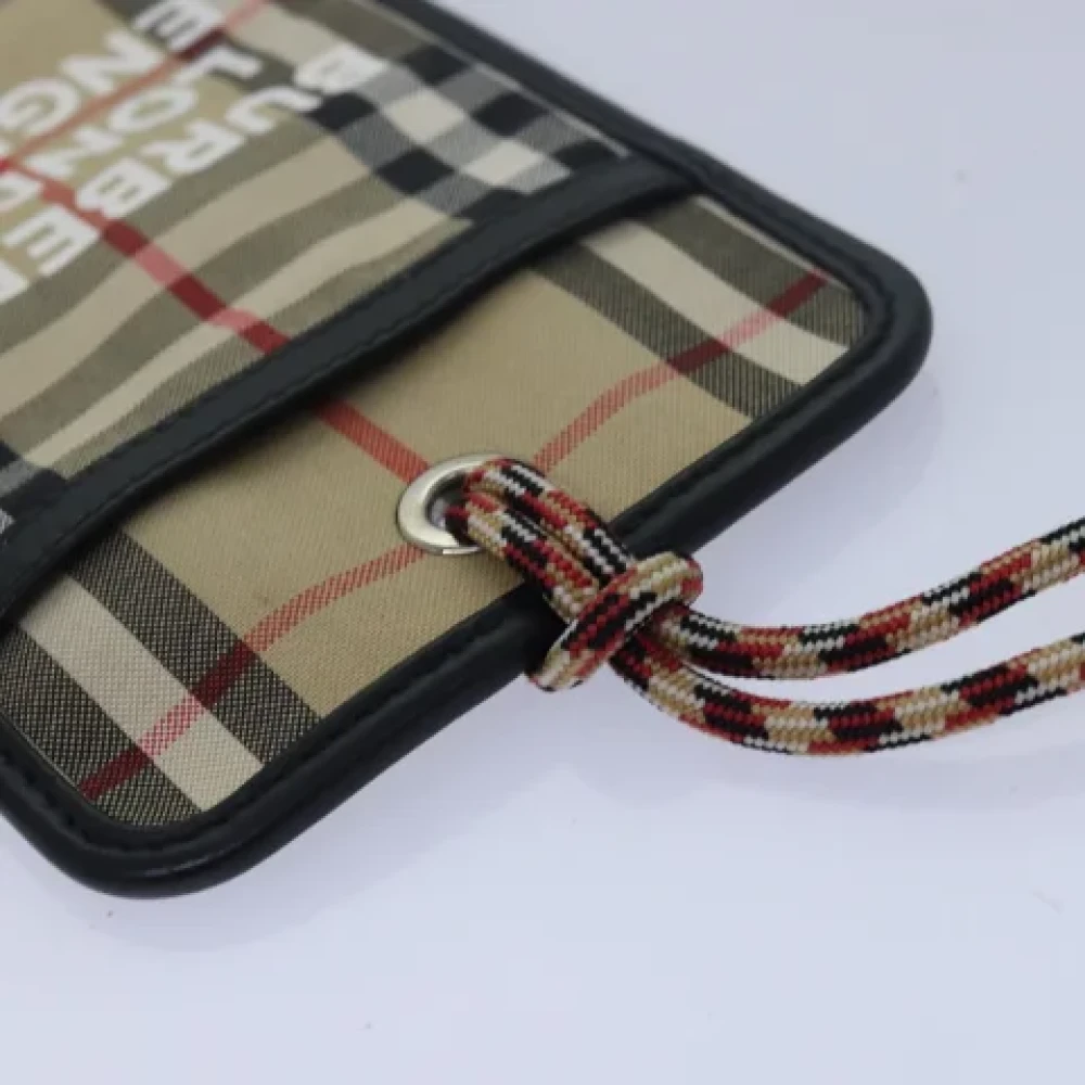 Burberry Vintage Pre-owned Canvas wallets Beige Dames