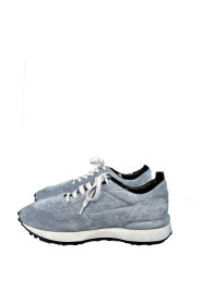Officine Creative, Velour Sneaker, graublau