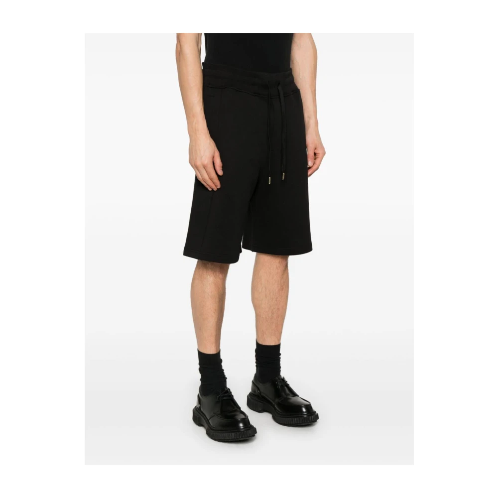 Versace Jeans Couture Zwart en Goud Bermuda Shorts Black Heren