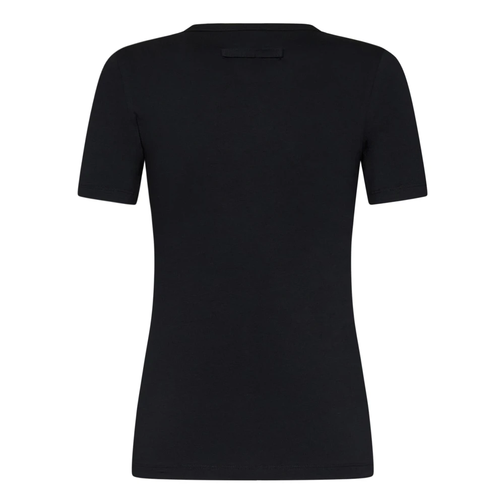 Jean Paul Gaultier Zwarte aansluitende T-shirt voor vrouwen Black Dames