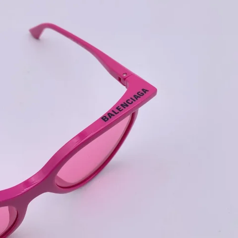 Balenciaga Vintage Pre-owned Acetate sunglasses Pink Dames