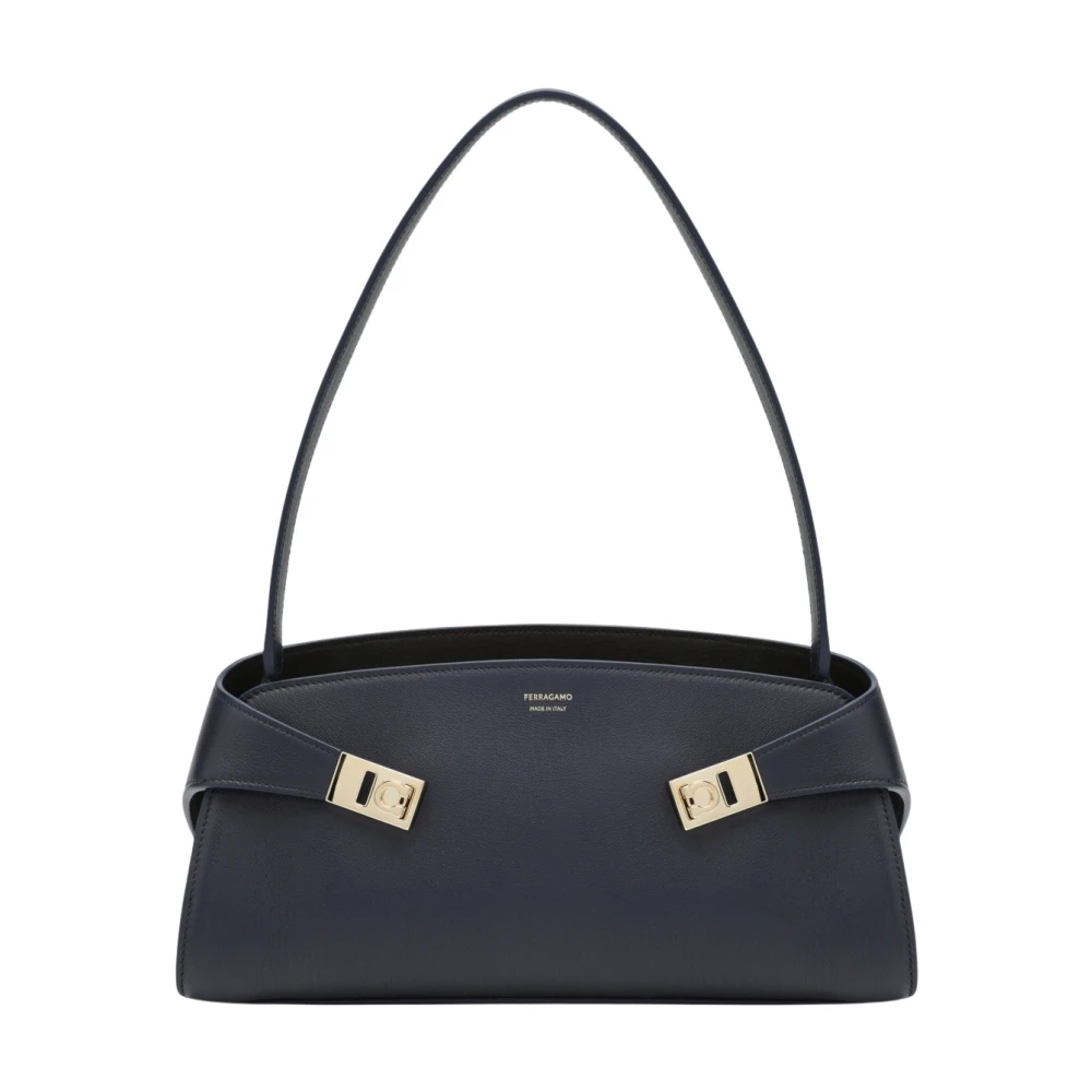 Ferragamo - Hug East-West Schultertasche - Bags - Damen - Blau - One Size - Bild 3