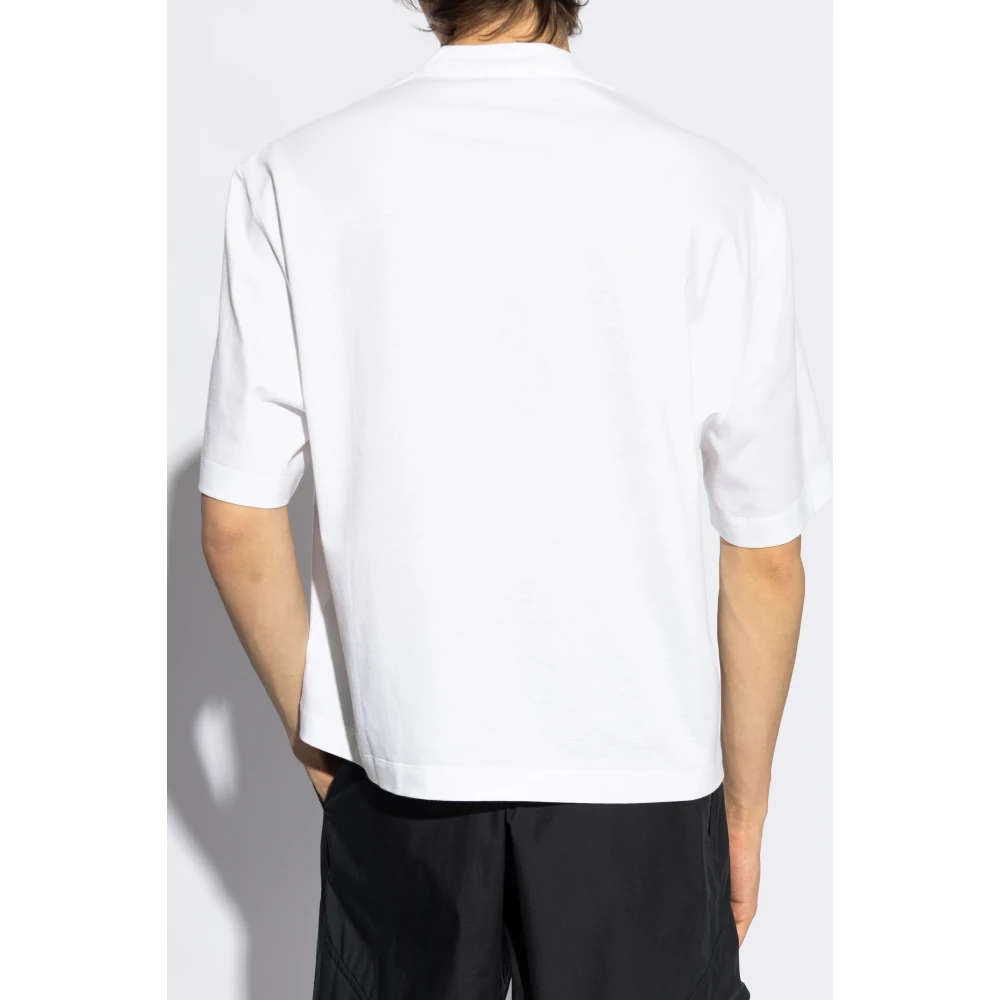 Versace T-shirt met kleurrijke print White Heren