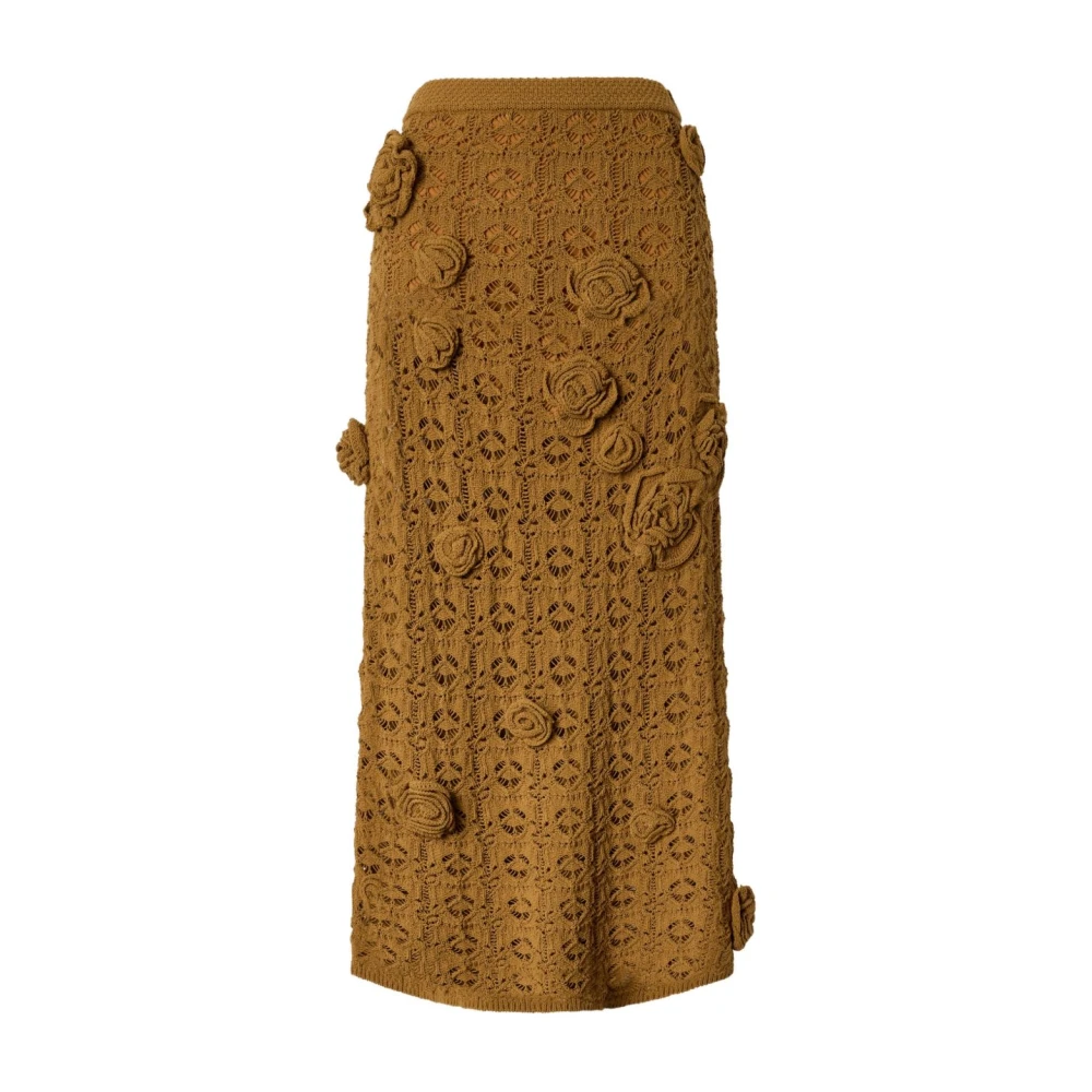 Pinko Women's Brown Maxi Skirts, Xs, Anthemis Long Skirt