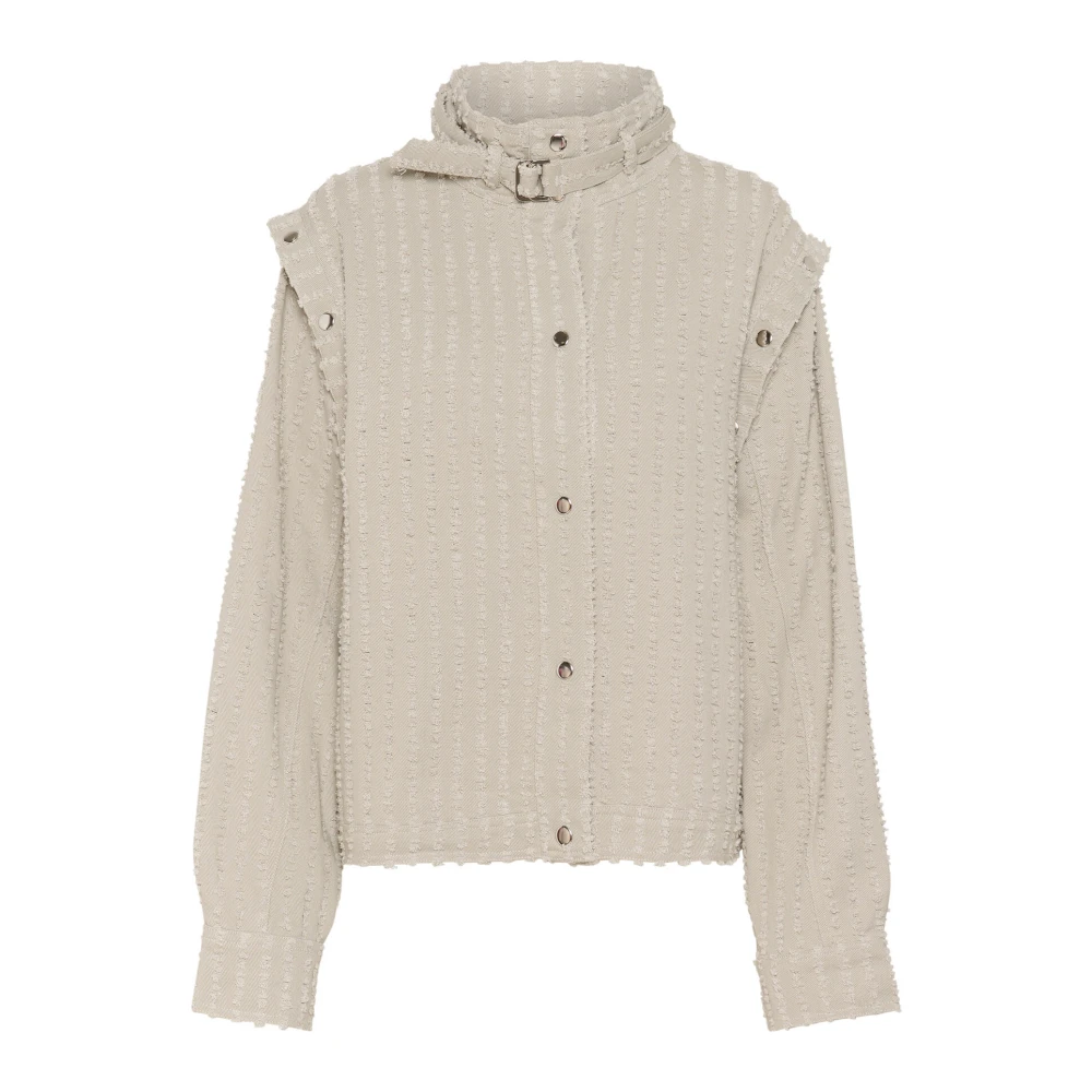 Karen by Simonsen Stijlvolle Flint Gray Jas Gray Dames