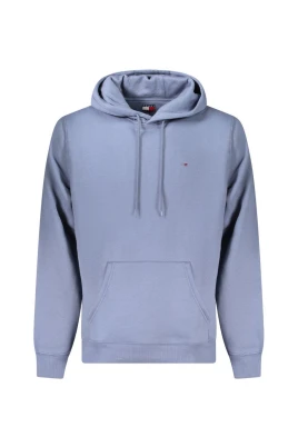 Sweatshirt i bomullsblandning med brodyr och central ficka
