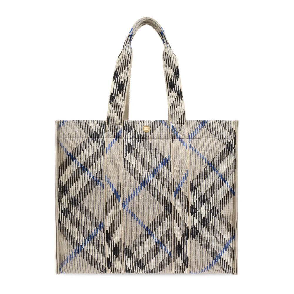 Burberry Check schoudertas Gray Dames