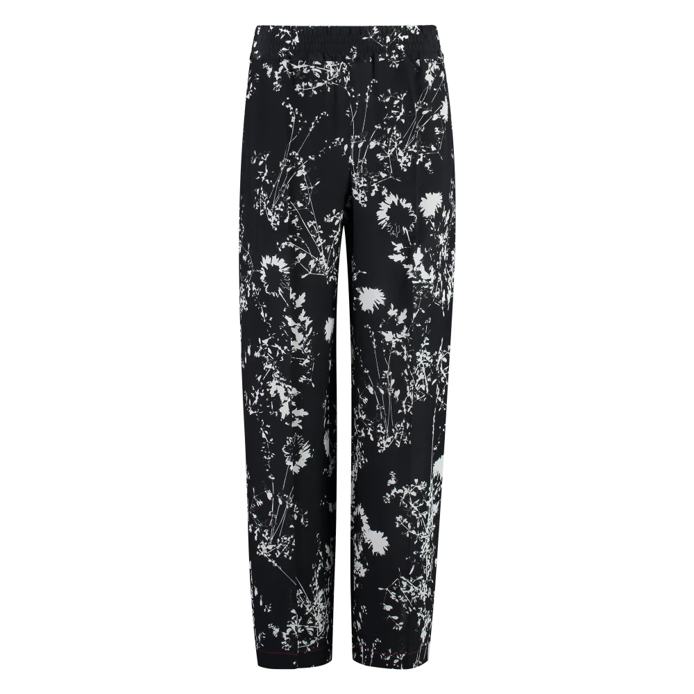 Victoria Beckham Zijden bloemenprint Black Dames