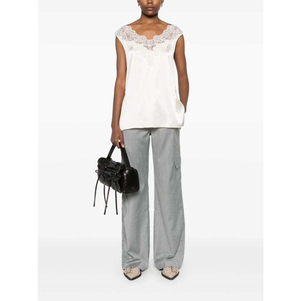 Ermanno Scervino Stijlvolle TOP voor vrouwen White Dames