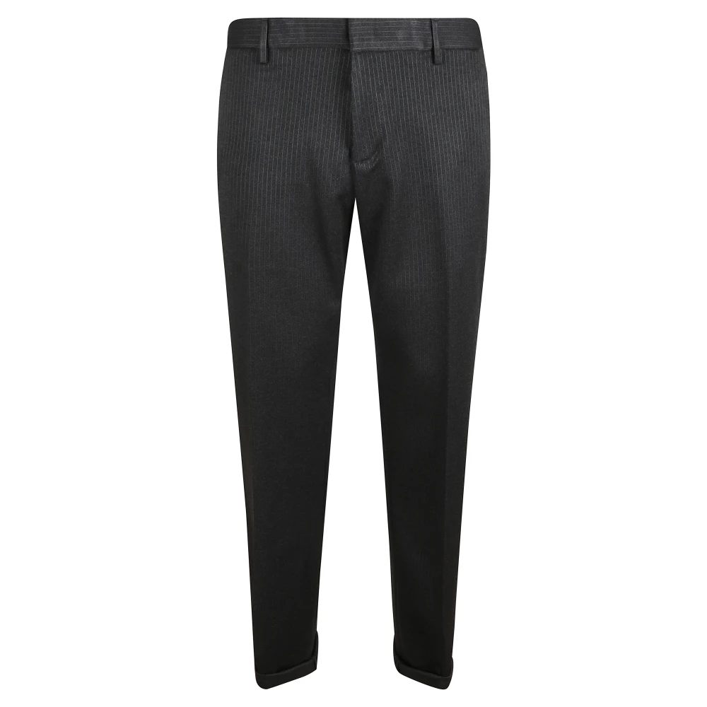 Dondup Men's Black Suit Trousers, W35, Suit Trousers