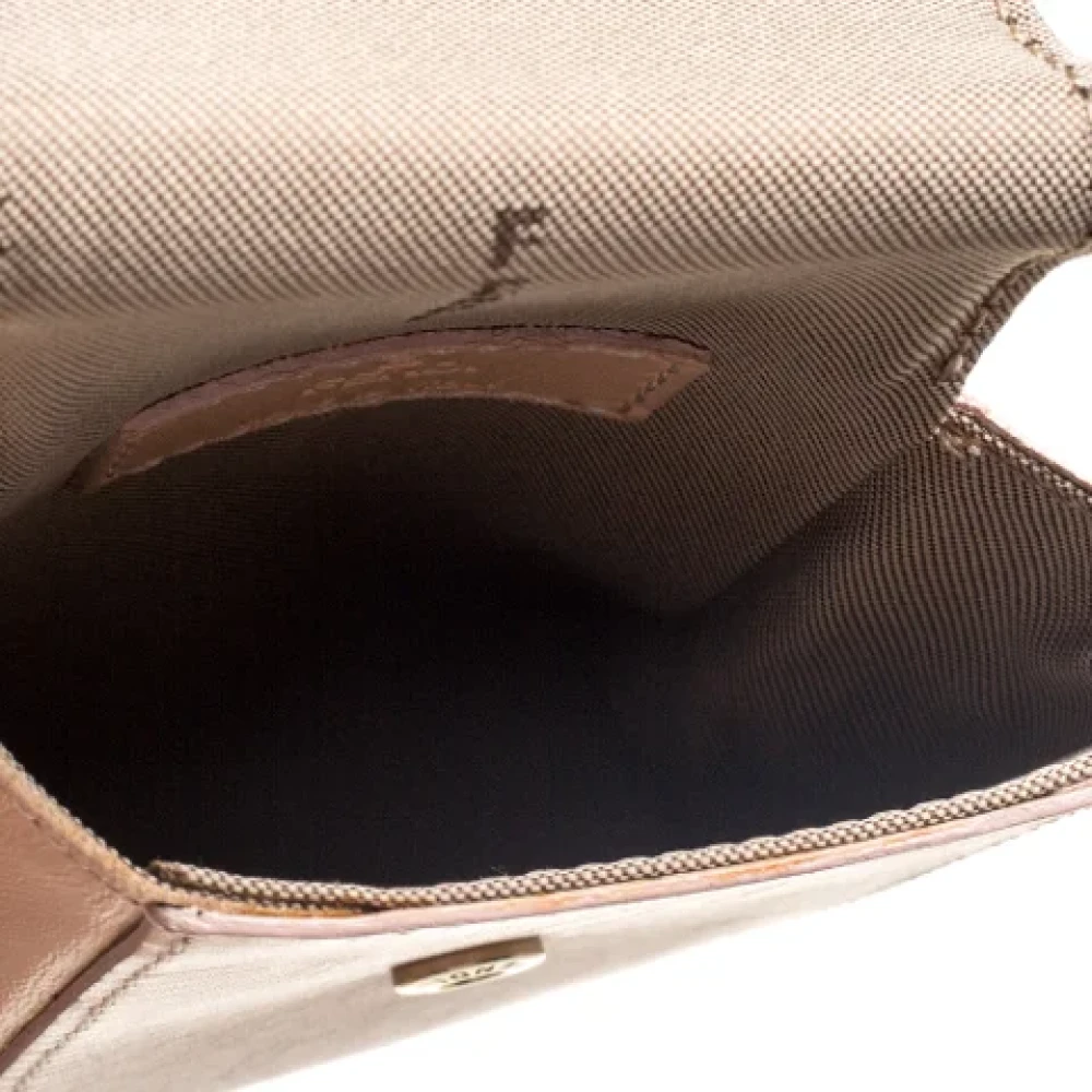 Fendi Vintage Pre-owned Leather home-office Beige Dames