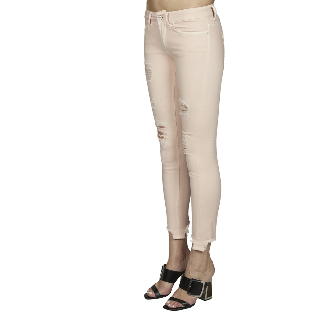 Dondup Denim Jeans Monroe Model Pink Dames