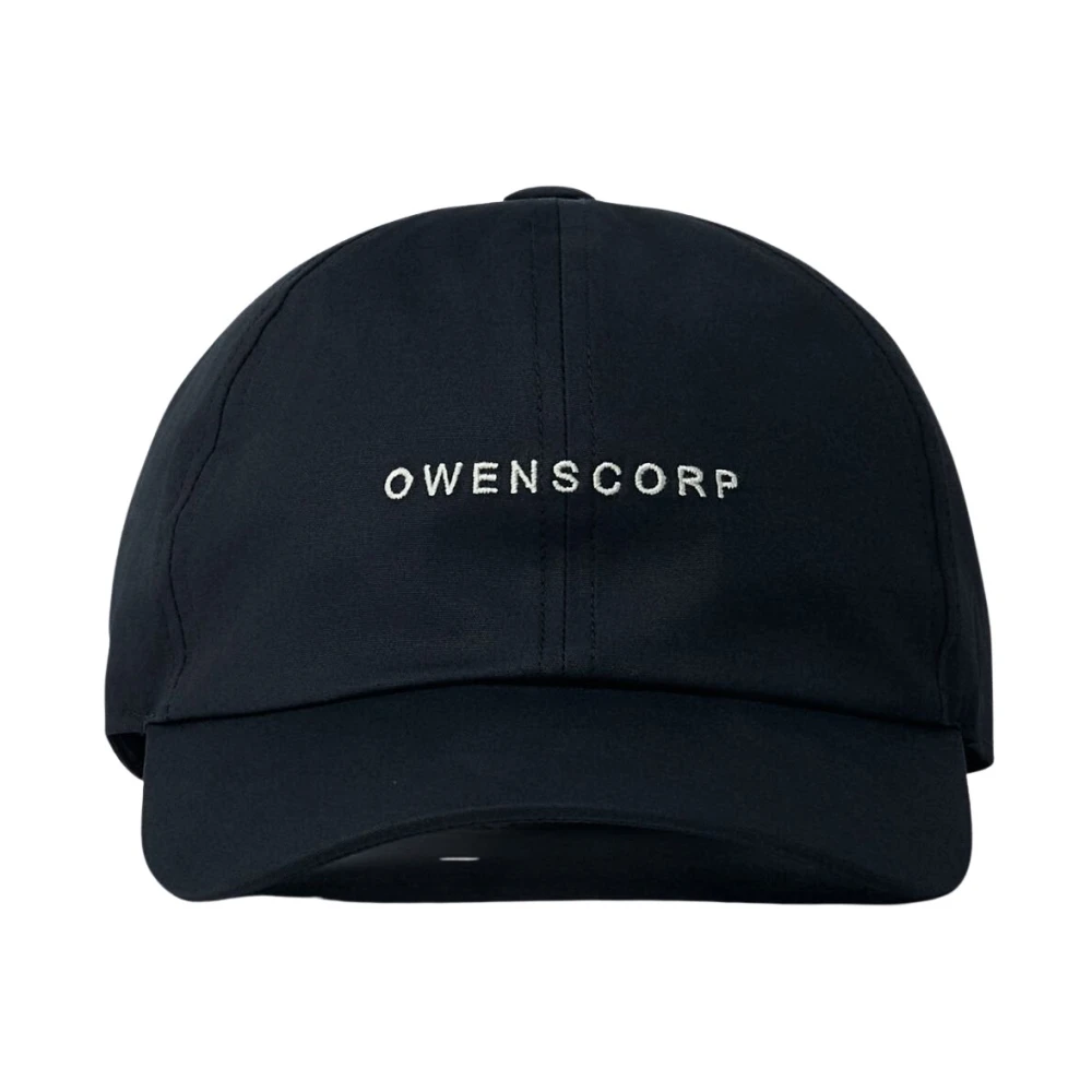 Rick Owens Uomo Nero Logo Motif Baseball Cap - Man Hats S - Immagine 2