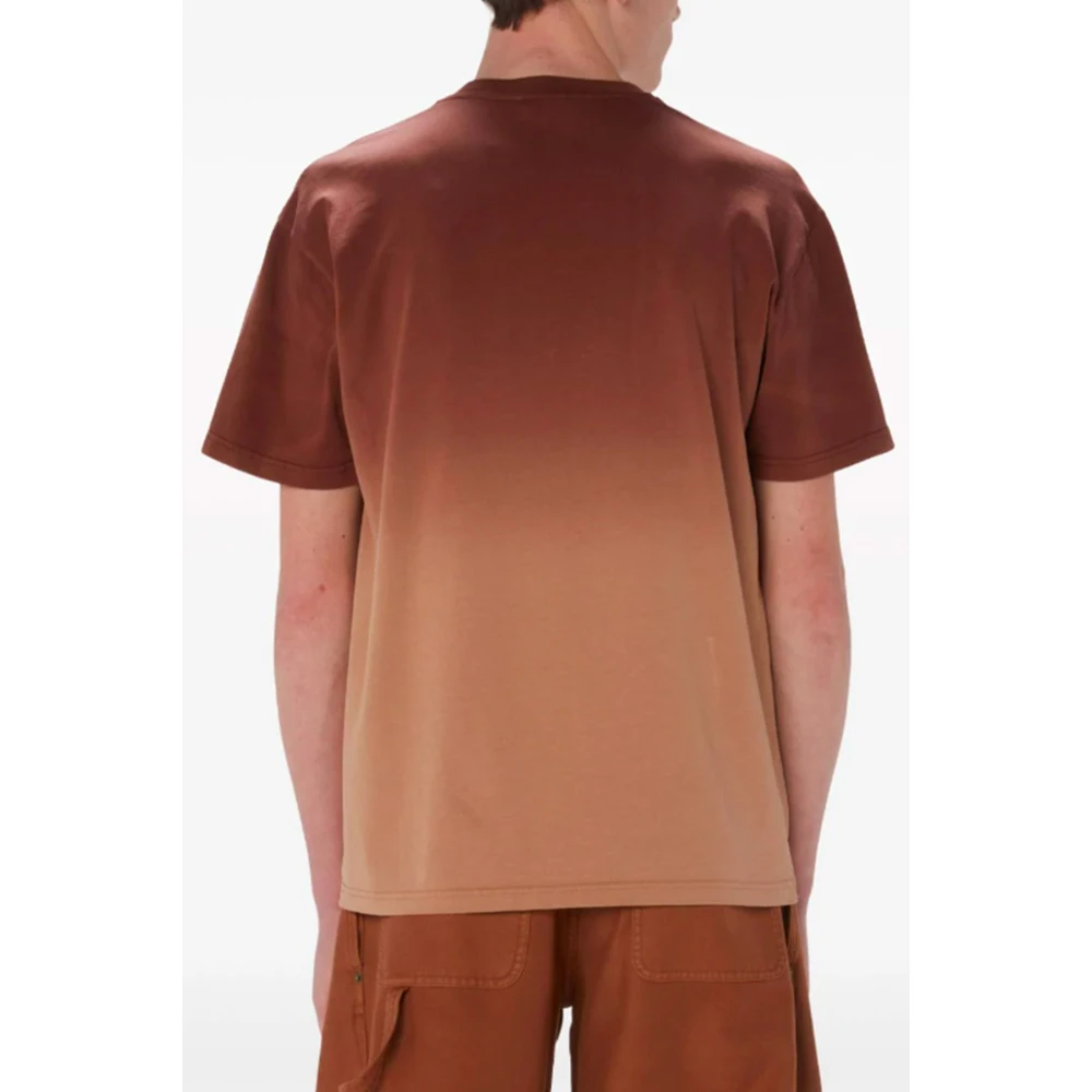 JW Anderson Bruine T-shirts en Polo's Katoen Model Brown Heren