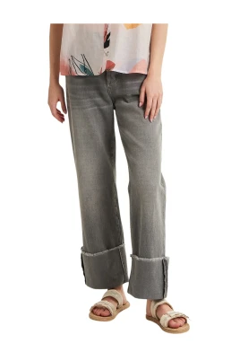 Alessia Santi Straight Jeans Grå W25