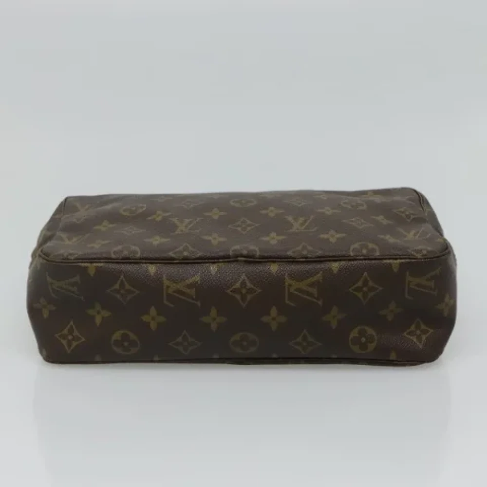 Louis Vuitton Vintage Pre-owned Canvas clutches Brown Dames