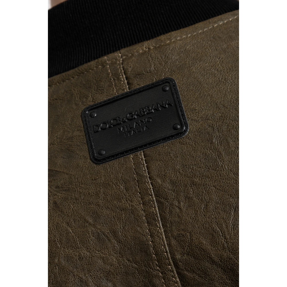 Dolce & Gabbana Jas type bomber Green Heren
