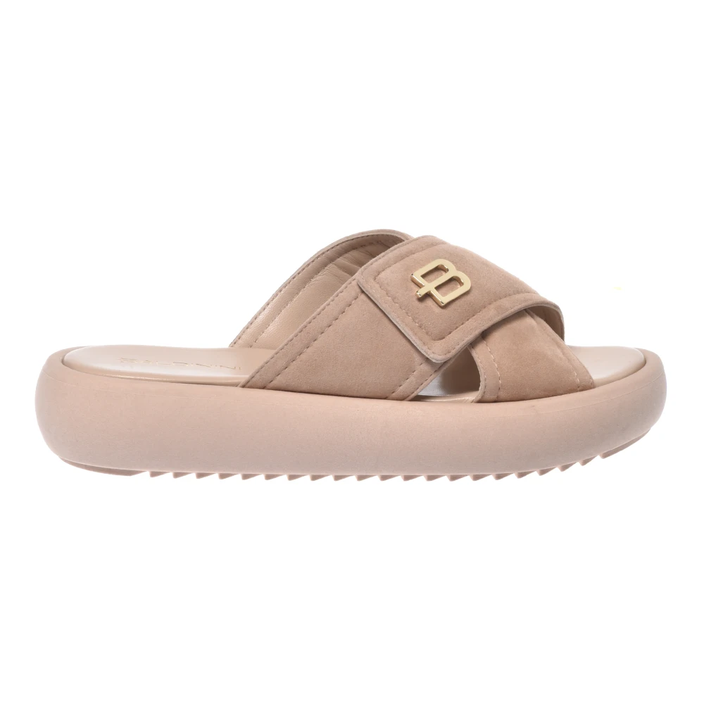 Baldinini Donna Beige - Suede Mule - Shoes - 41 Eu