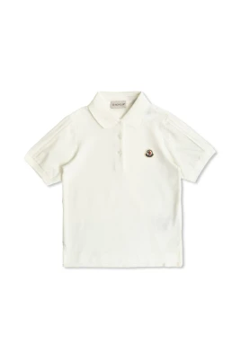Vit T-shirt med polyesterärmar