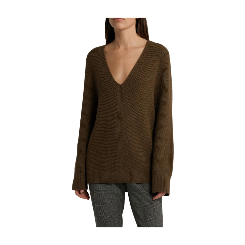 Hugo Boss Gebreide Trui Groen Green Dames