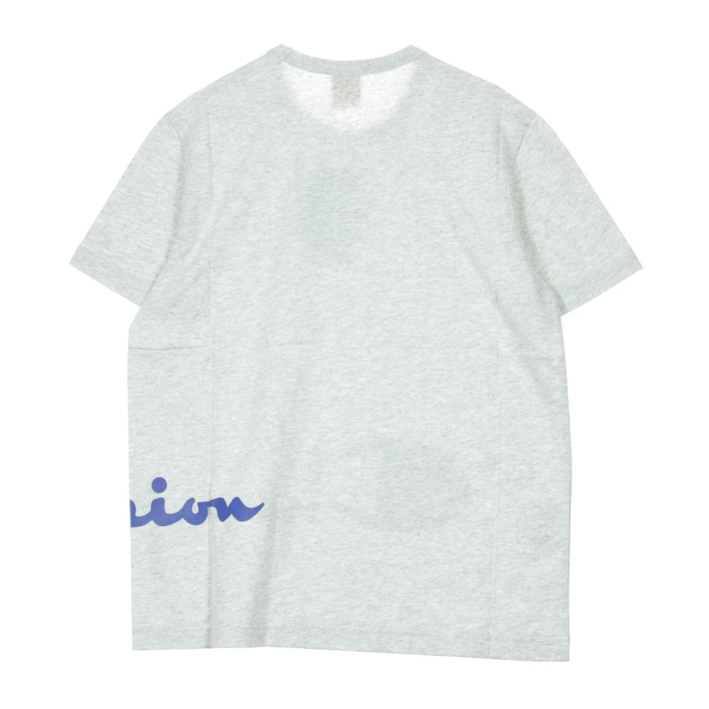 Champion Lichtgrijze Crewneck T-shirt voor Mannen Gray Heren
