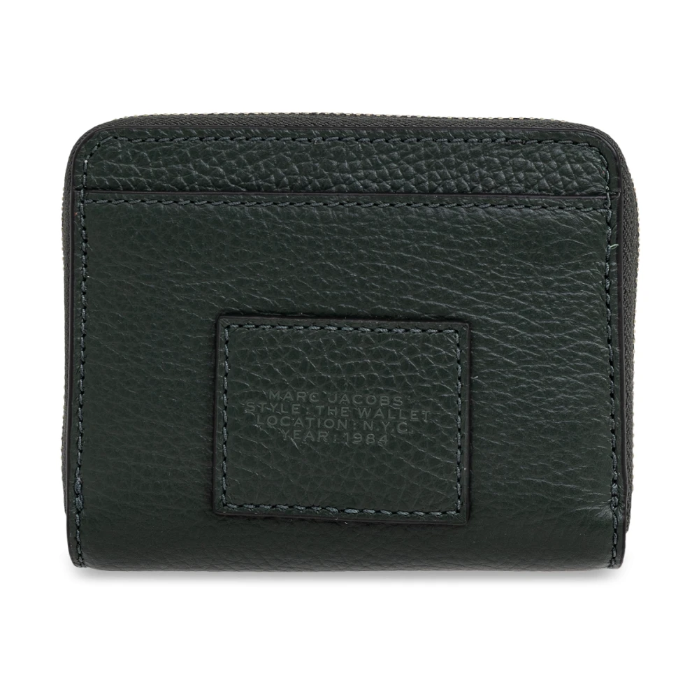 Marc Jacobs Leren portemonnee Green Dames