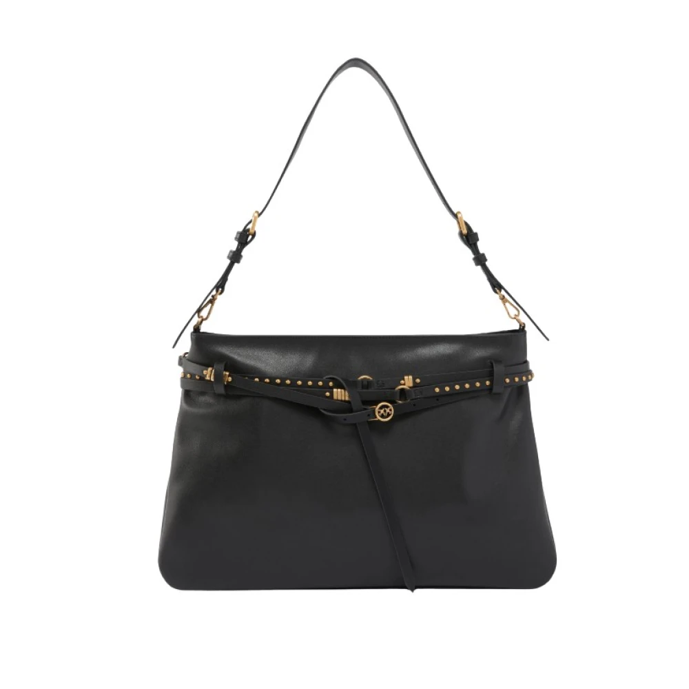 Pinko Black Shoulder Bags, Female, One Size, Belt Bag Big