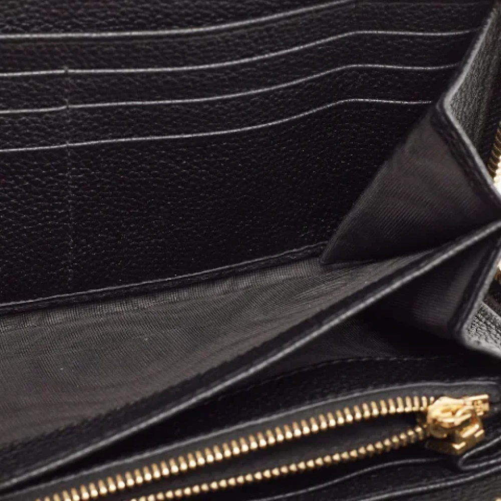 Dolce & Gabbana Pre-owned Leather wallets Black Dames