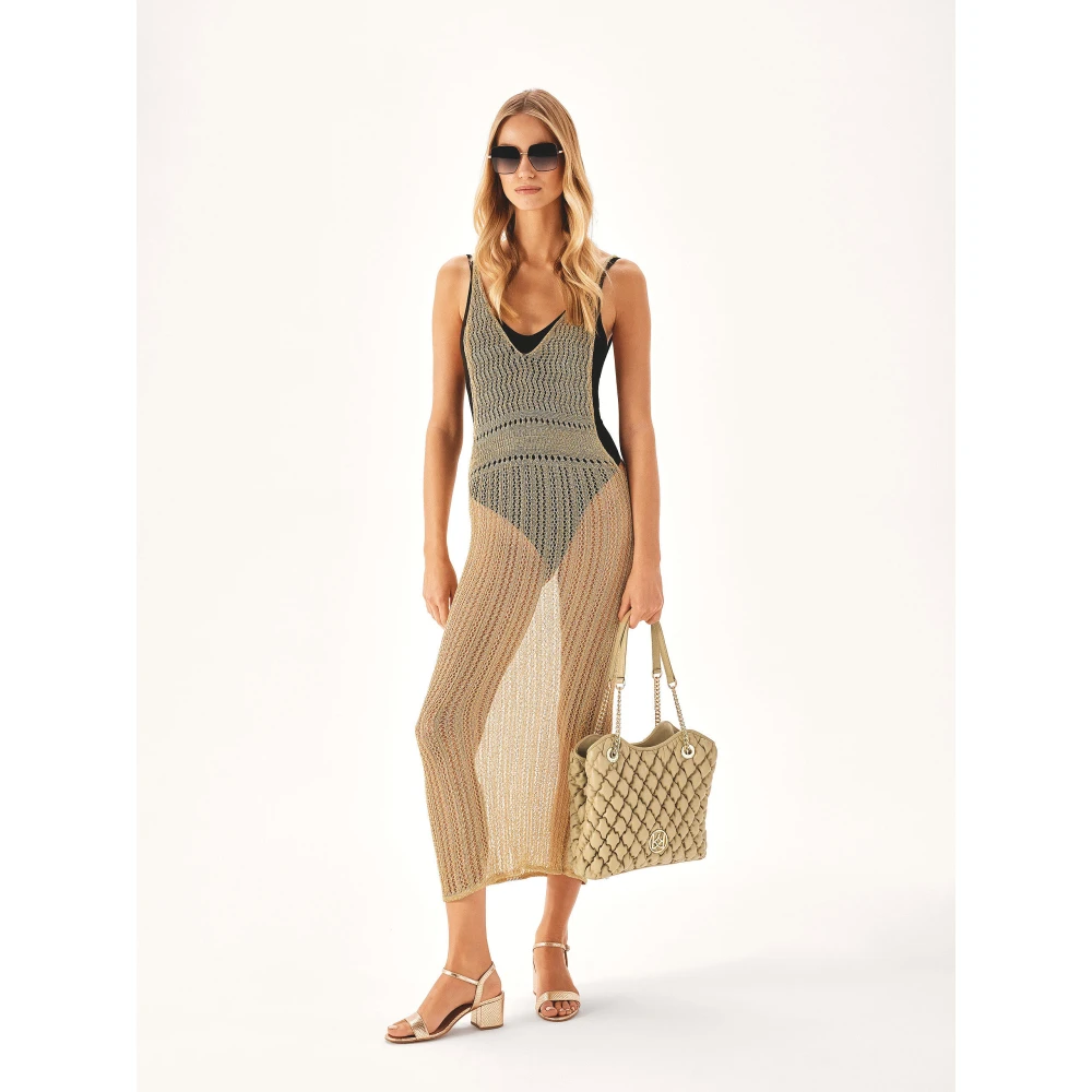 Kazar Beige zachte gewatteerde leren handtas Beige Dames